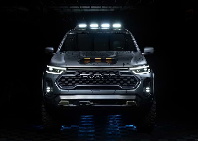 Ram Dacota Truck Front View