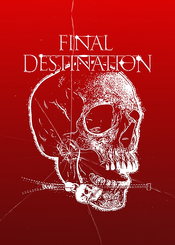 Final Destination Skull Red Background