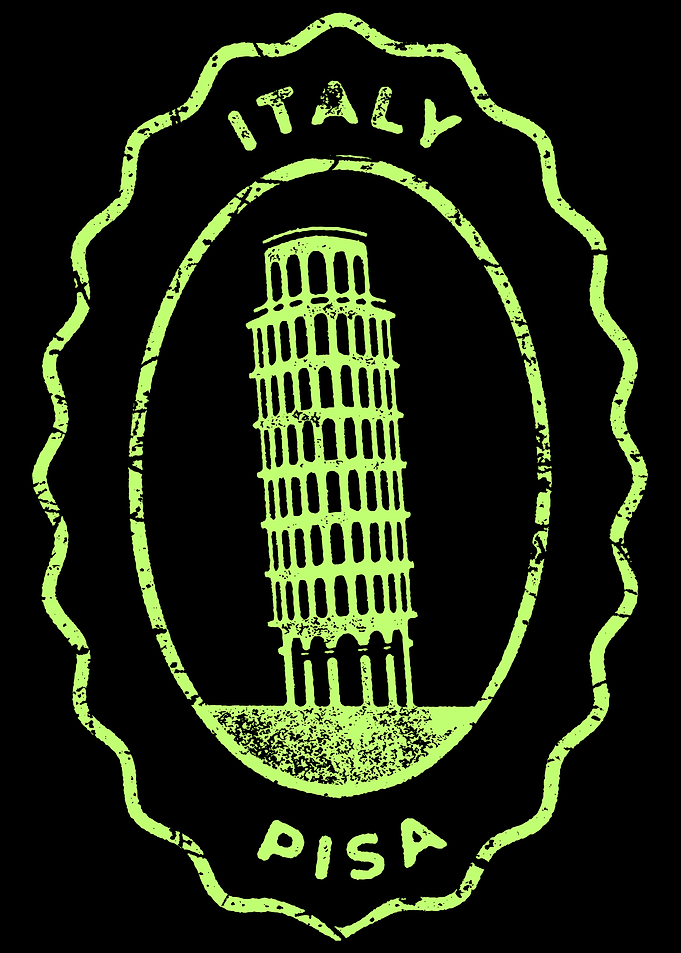 Leaning Tower of Pisa Stamp