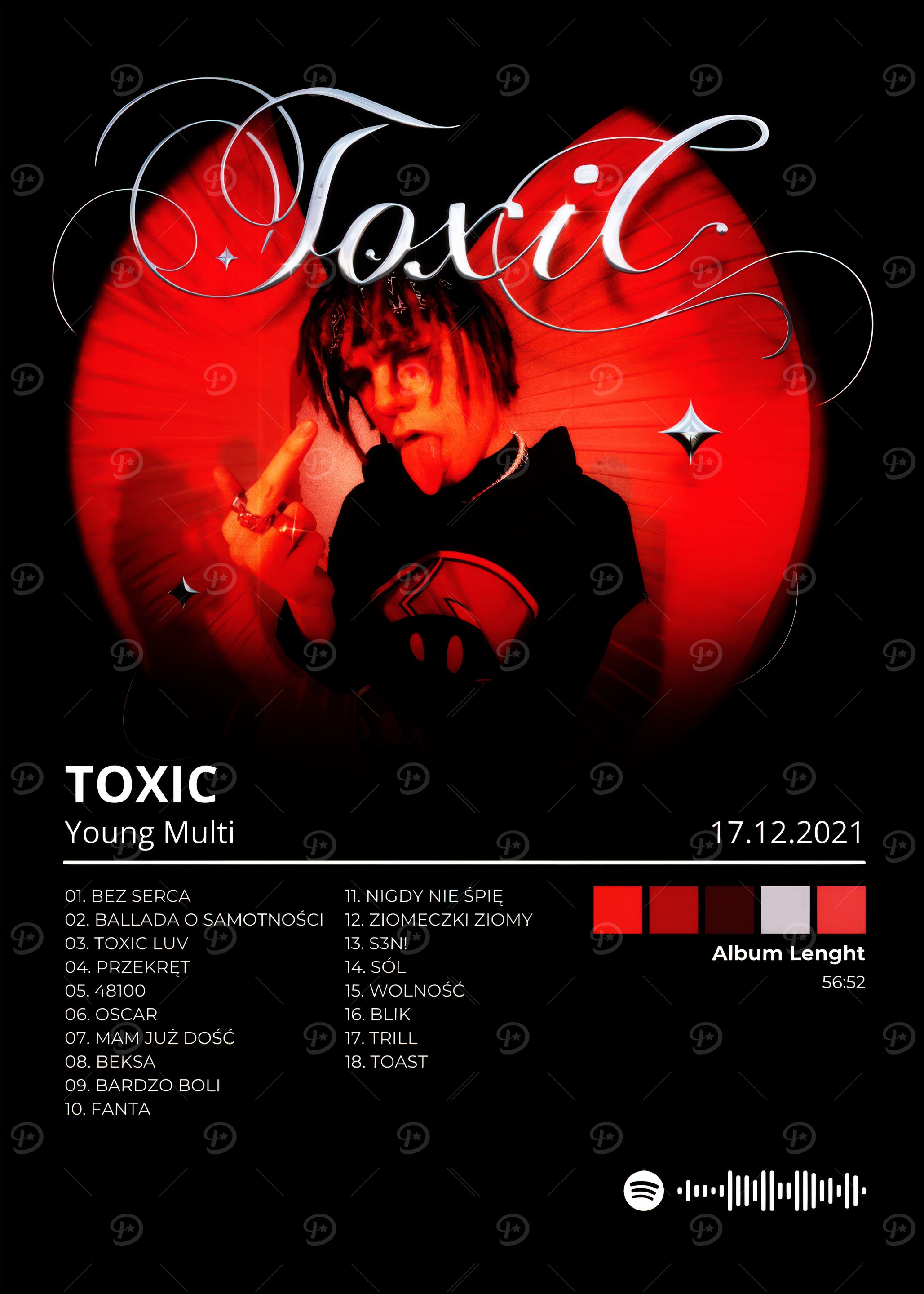 Toxic Album Cover - Young Multi