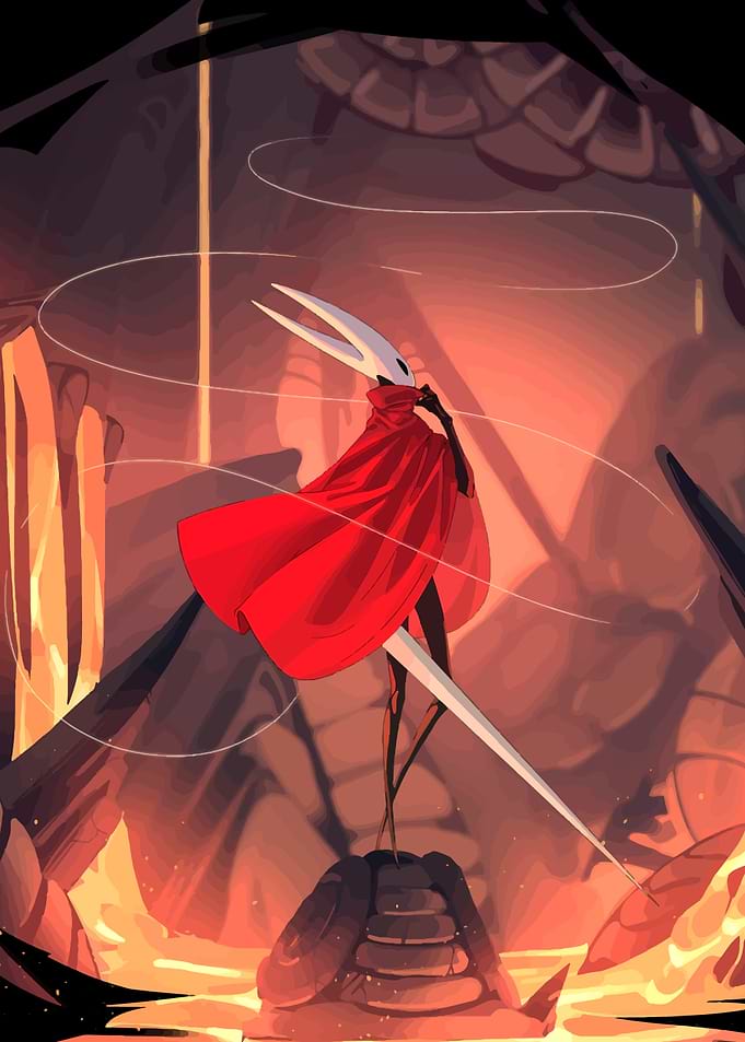 Hornet from Hollow Knight fanart