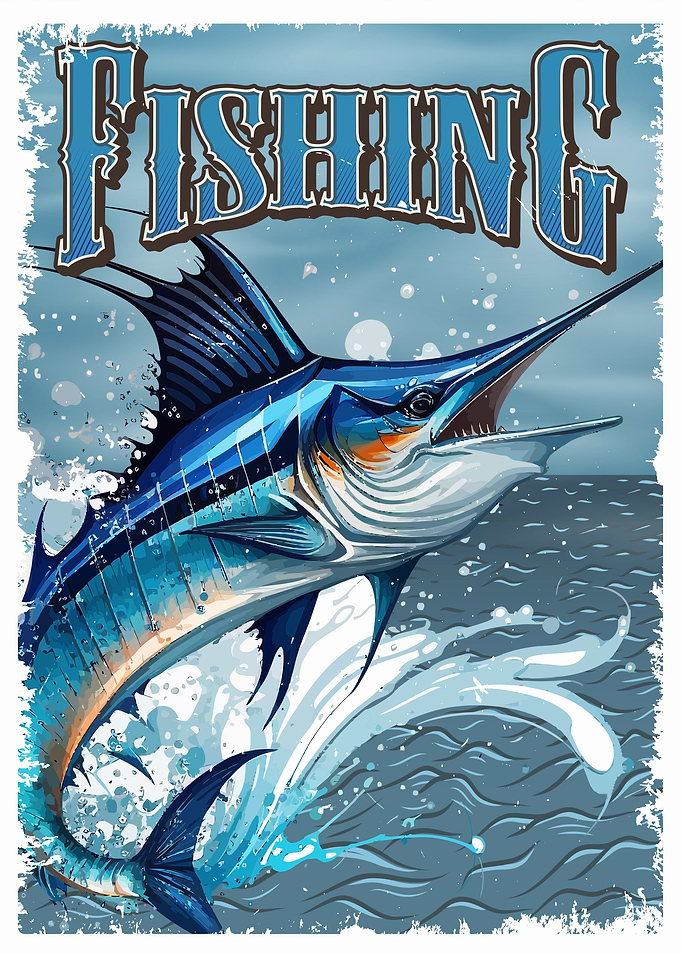 Fishing Marlin Illustration