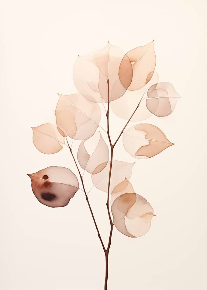 Translucent Leaves Branch
