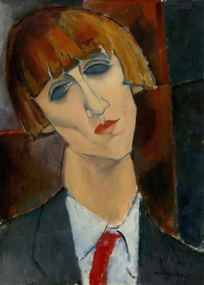 Portrait of a Man with Red Tie