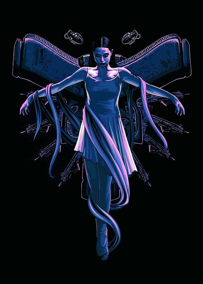 Ballerina with Guns and Grenades
