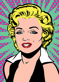 Marilyn Monroe Pop Art Portrait