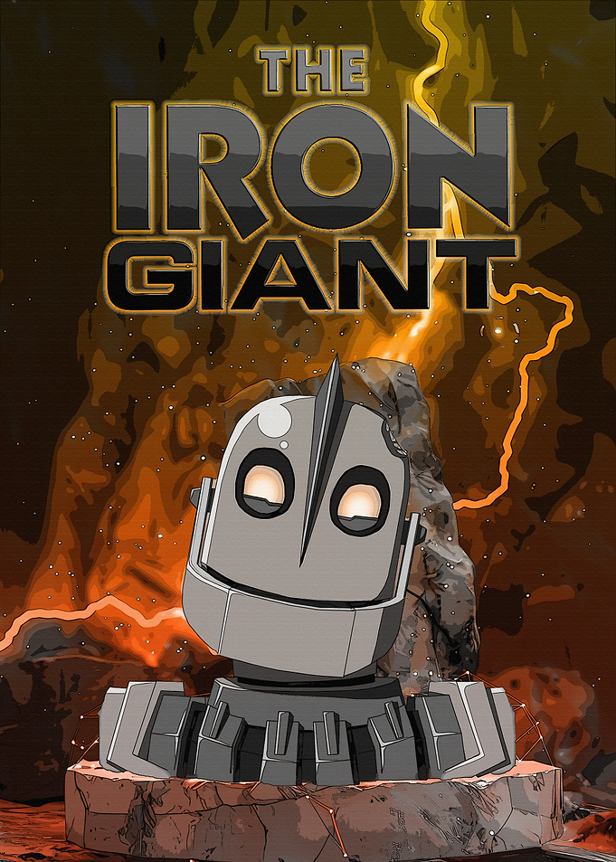 The Iron Giant Movie Poster Art