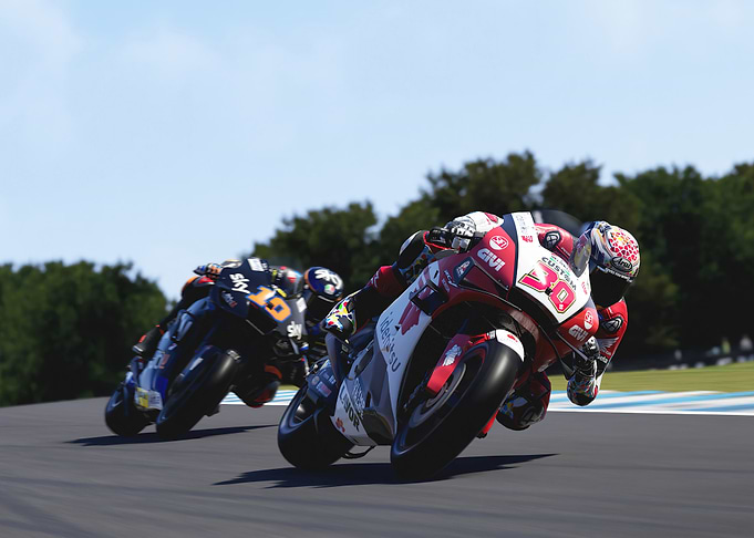 Motorcycle Racing on Track