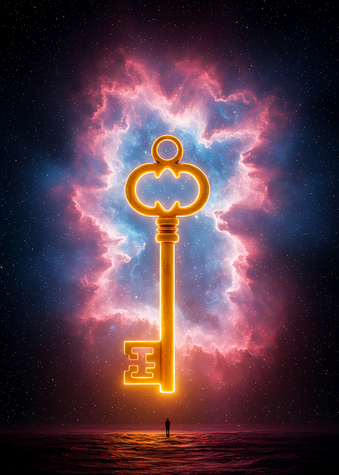 Cosmic Key with Figure