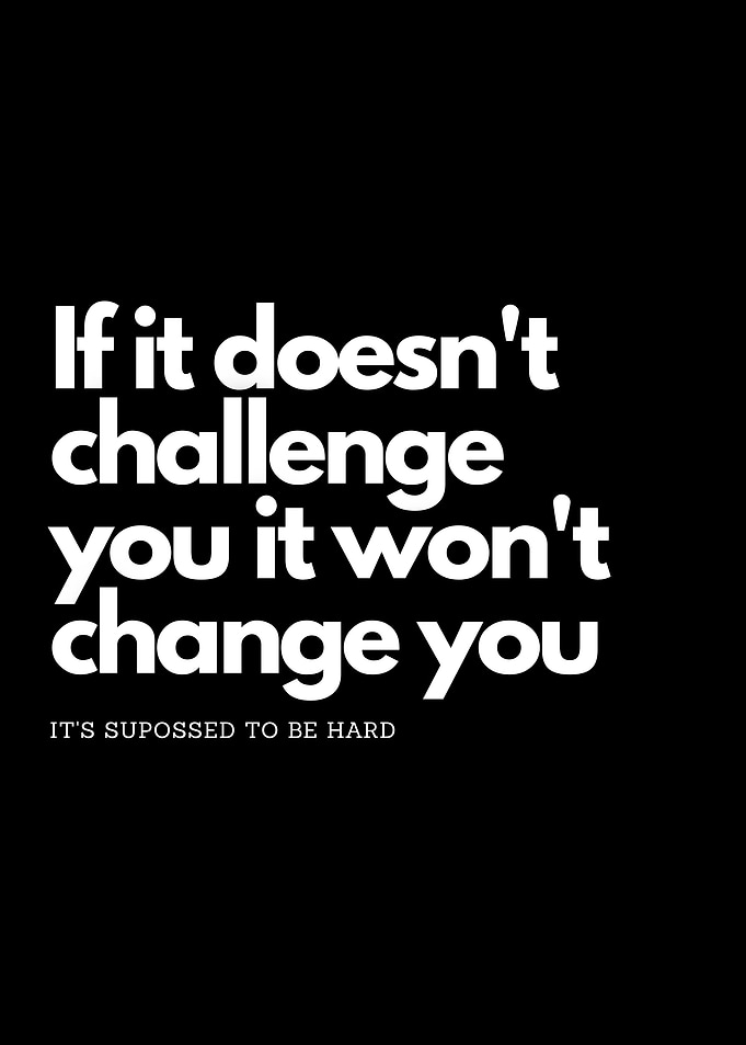 Inspirational Quote on Black Background