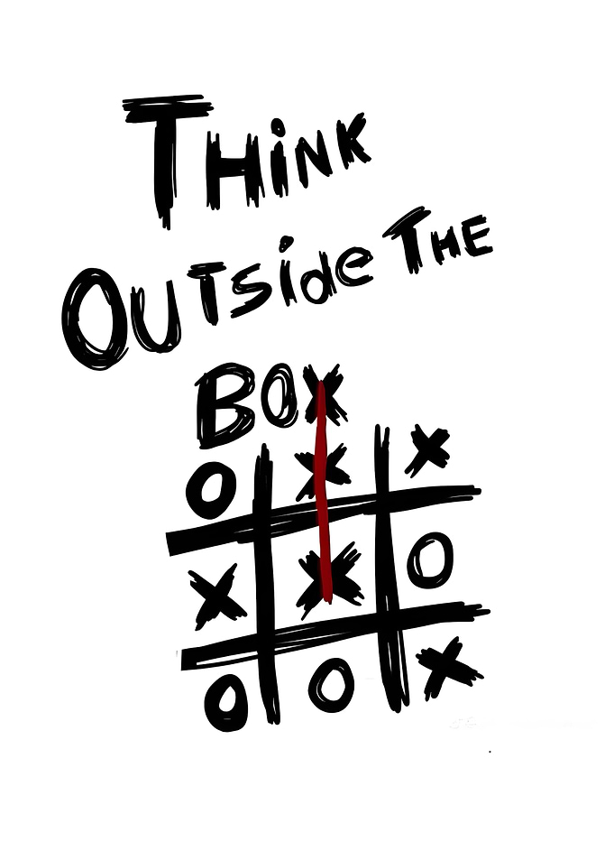 Think Outside the Box Tic-Tac-Toe