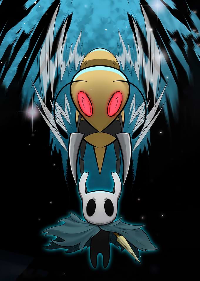 Hollow Knight character art