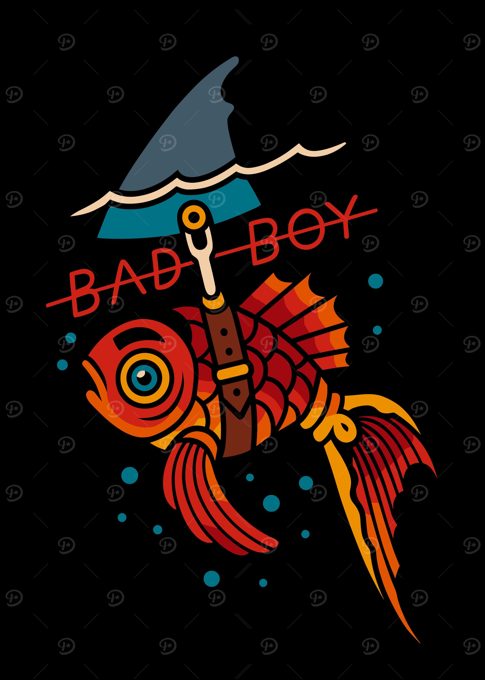 Bad Boy Goldfish with Shark Fin
