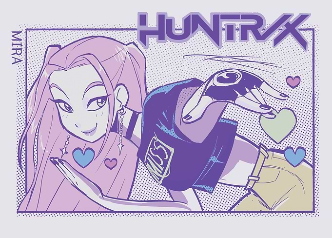 HUNTRX Mira Poster – Stylish Anime-Inspired Art
