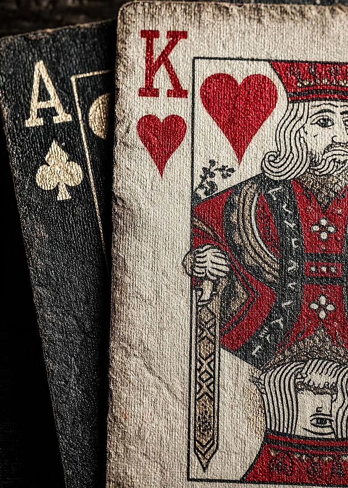 Ace of Spades and King of Hearts