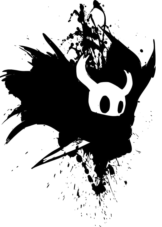 Hollow Knight Ink Splatter