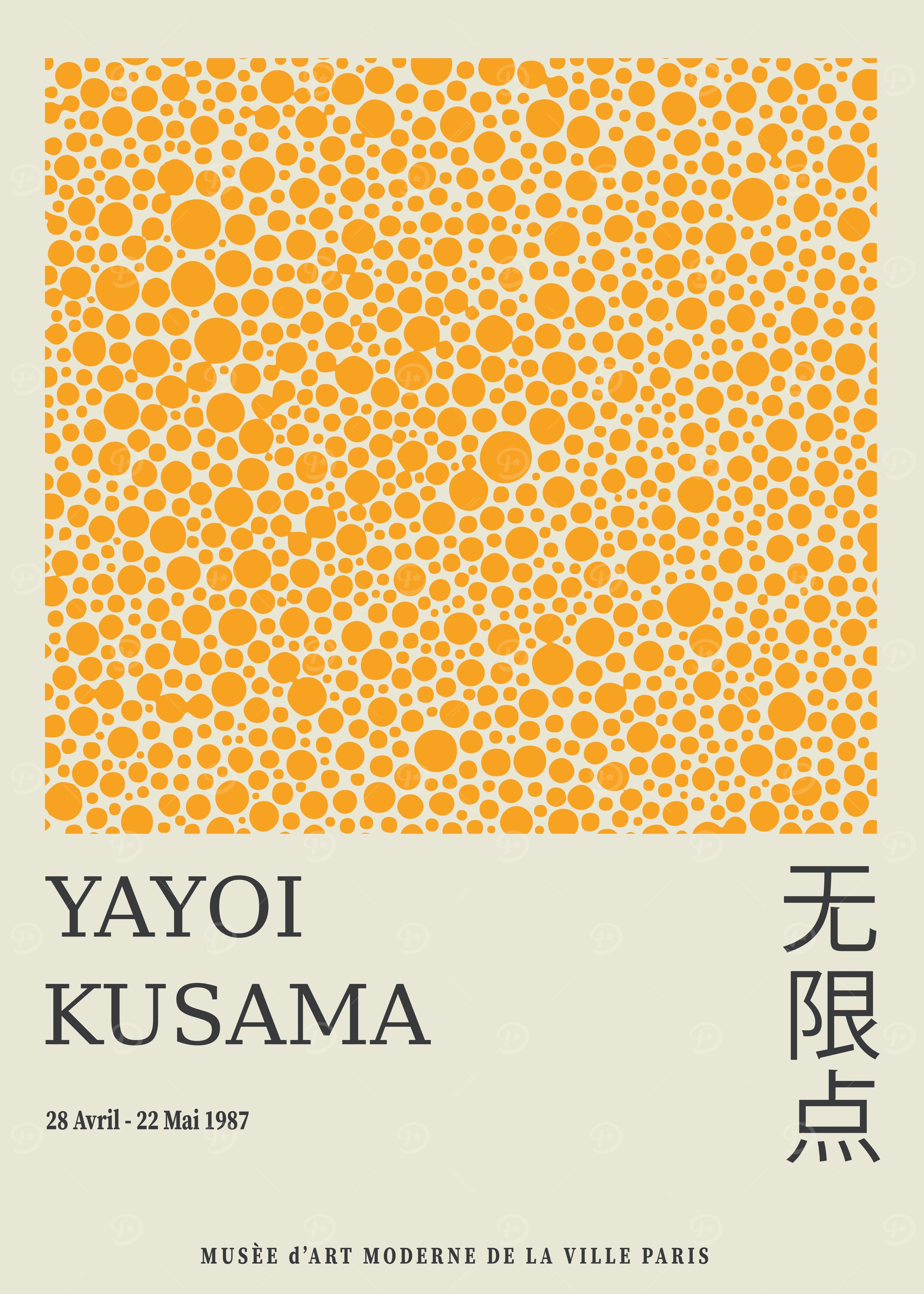 Yayoi Kusama Exhibition Poster