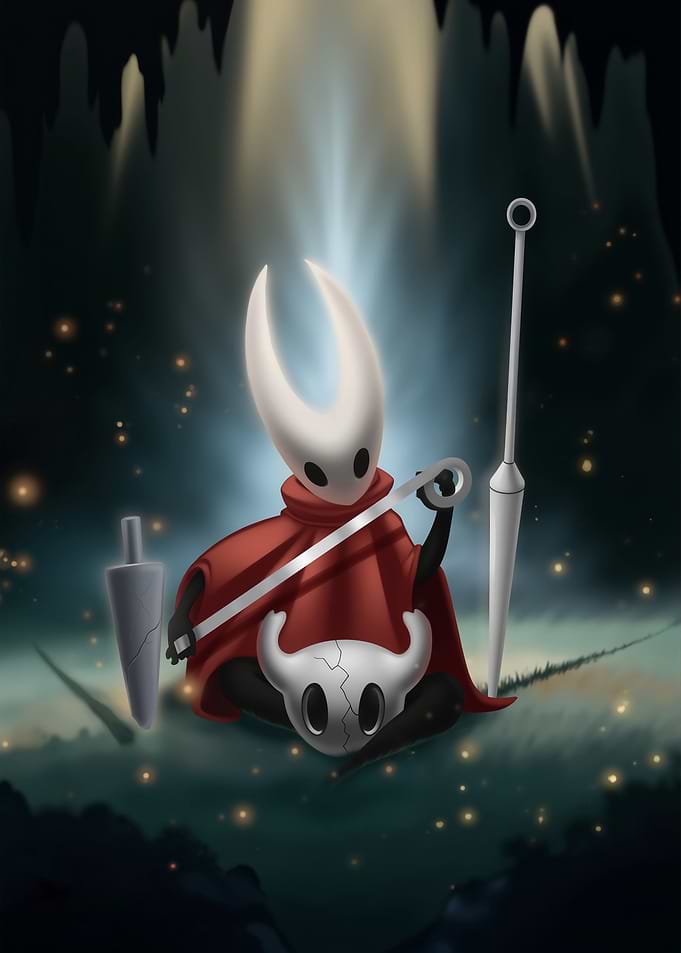 Hollow Knight Character Illustration