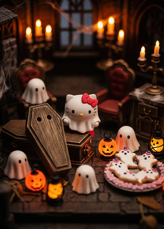 Hello Kitty Halloween Ghost Party