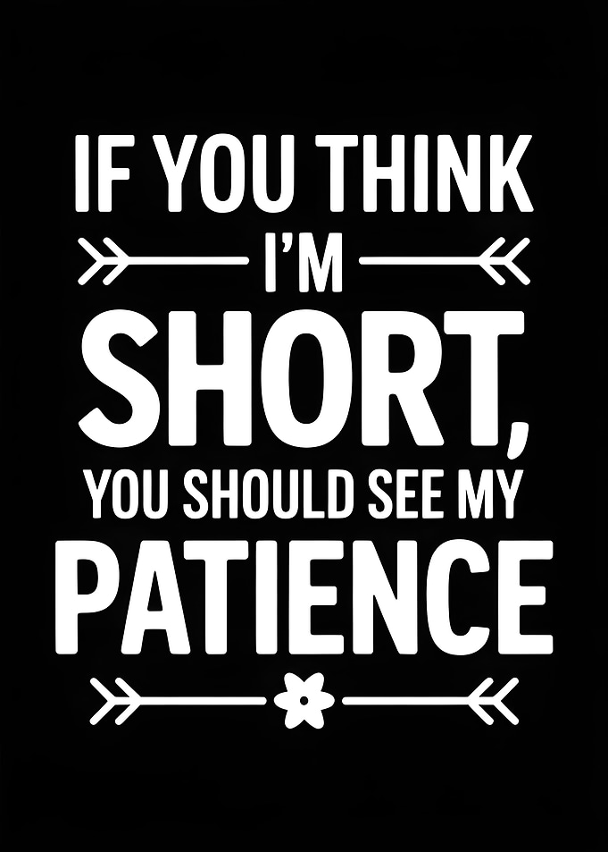Short Patience Funny Quote
