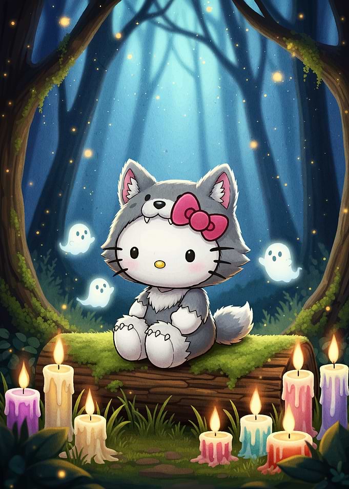 Bear Cute Werewolf Enchanted Forest