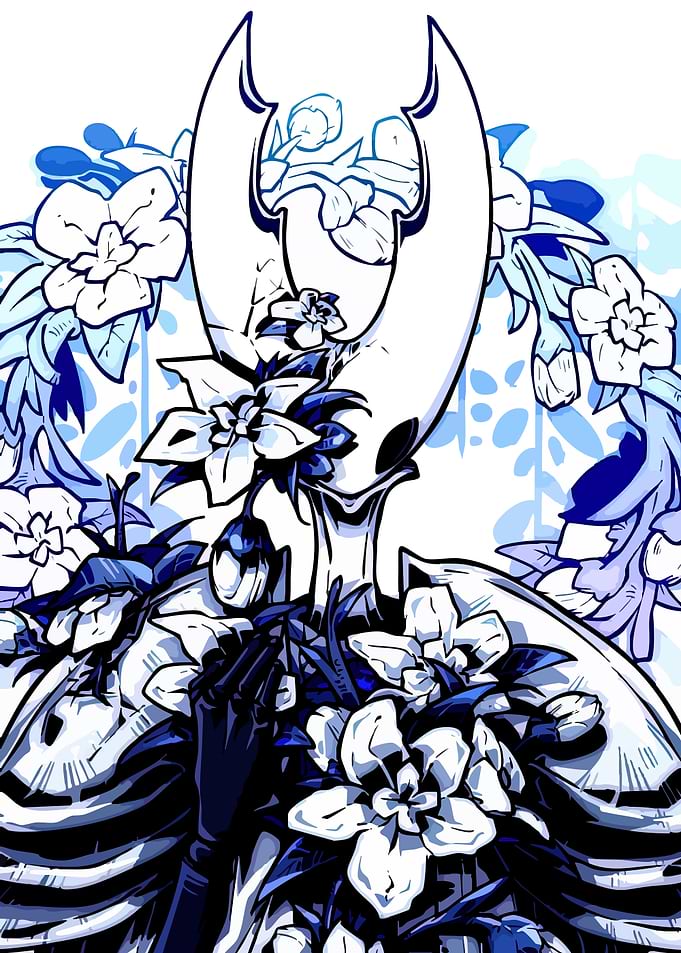 Hollow Knight Floral Illustration