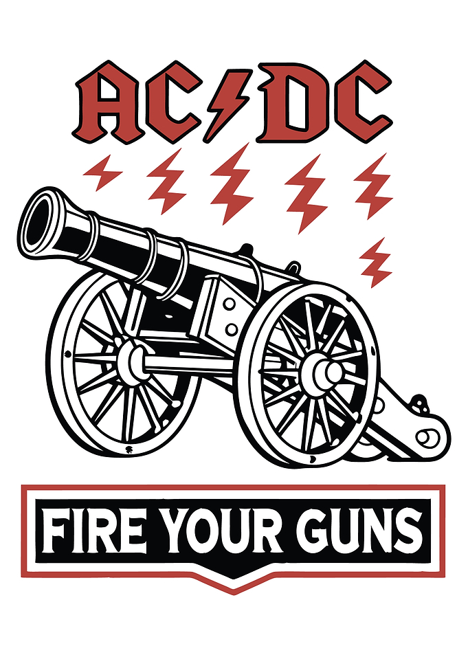 AC/DC Fire Your Guns Cannon