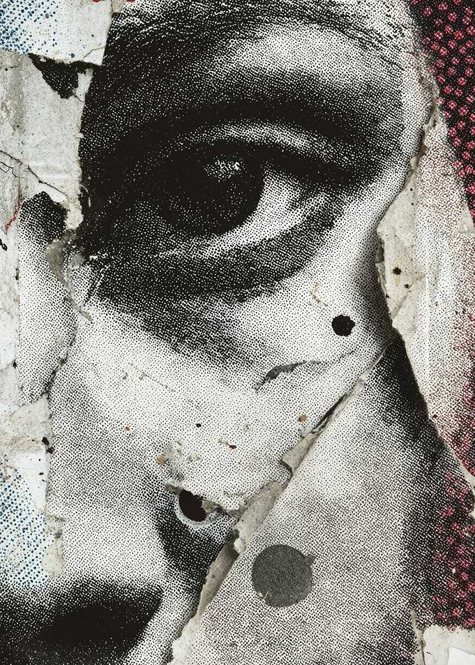 Distressed Portrait Fragment