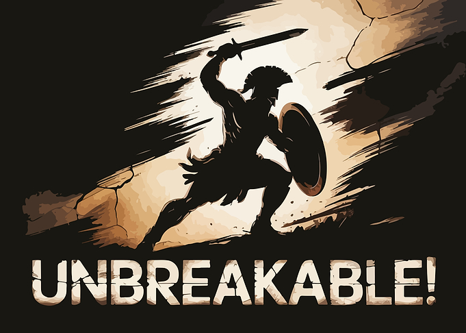 Unbreakable Warrior Silhouette