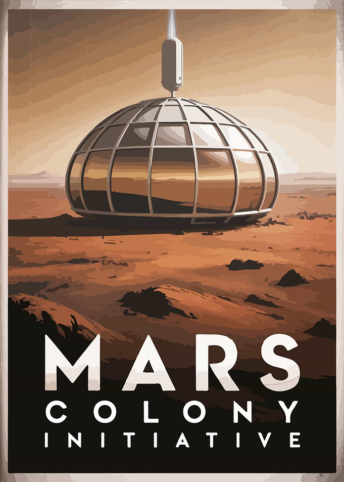 Mars Colony Initiative Poster