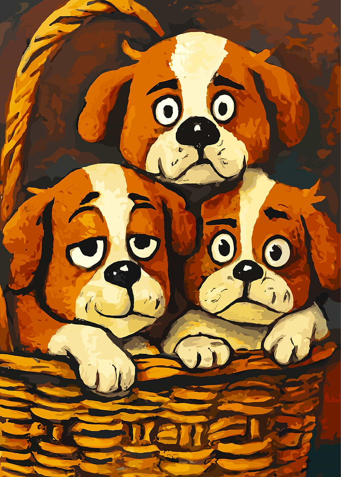 Basket of Puppies