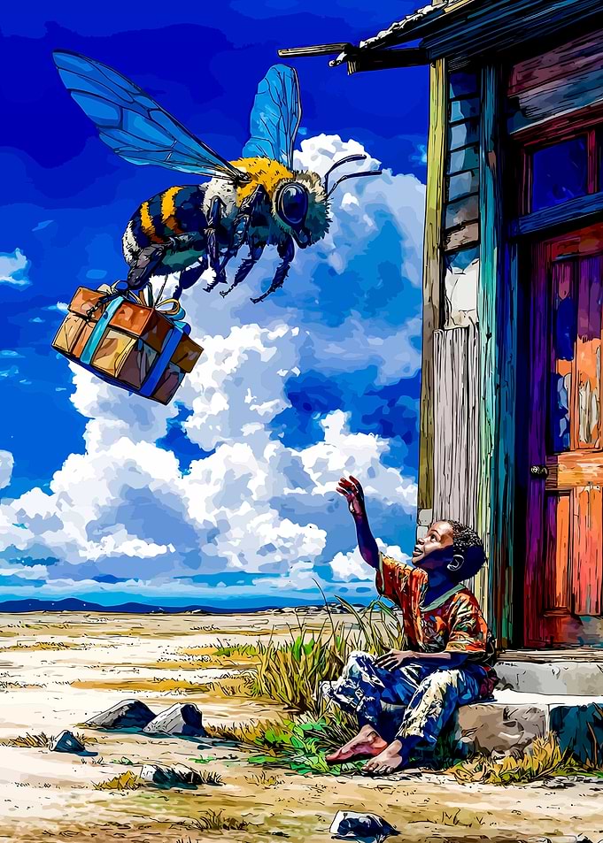 Gift Delivery by Giant Bee