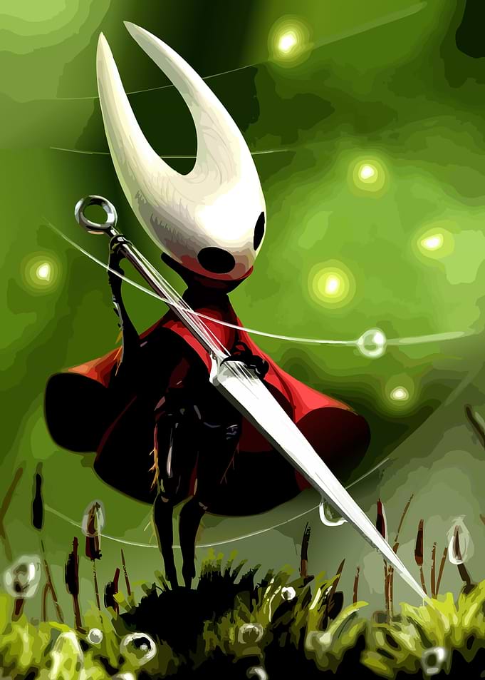 Hornet from Hollow Knight illustration