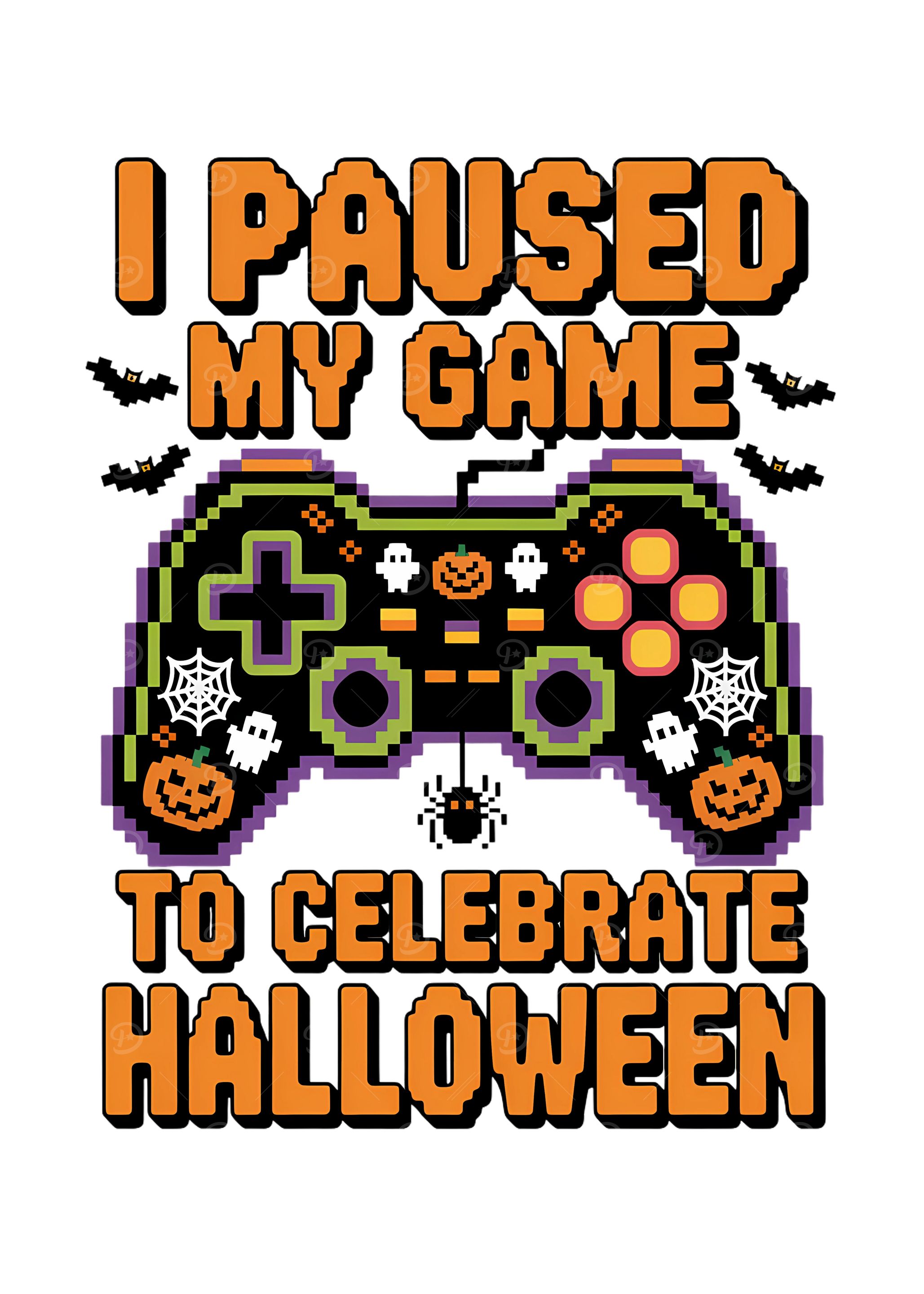 Paused Game for Halloween