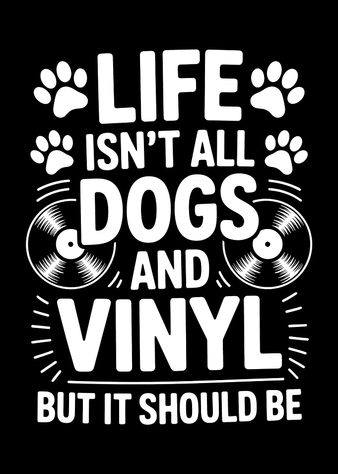 Dogs and Vinyl Graphic Design