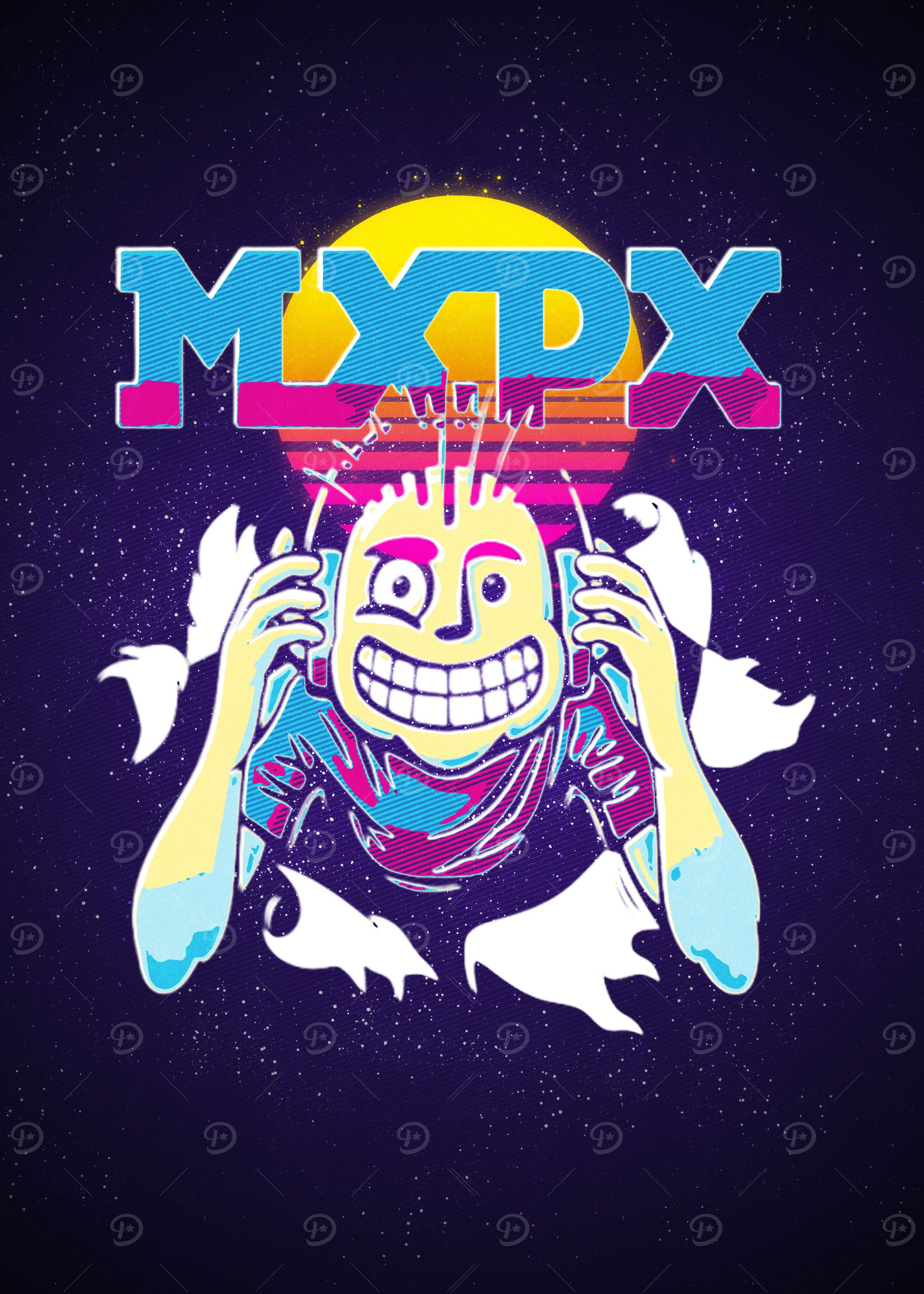MXPX Retro Cartoon Character Art