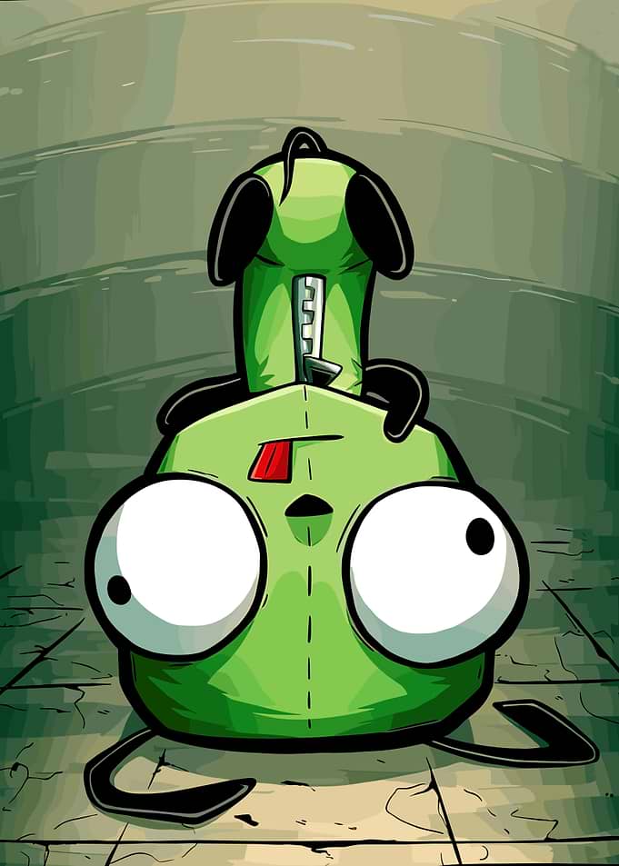 Gir from Invader Zim Cartoon