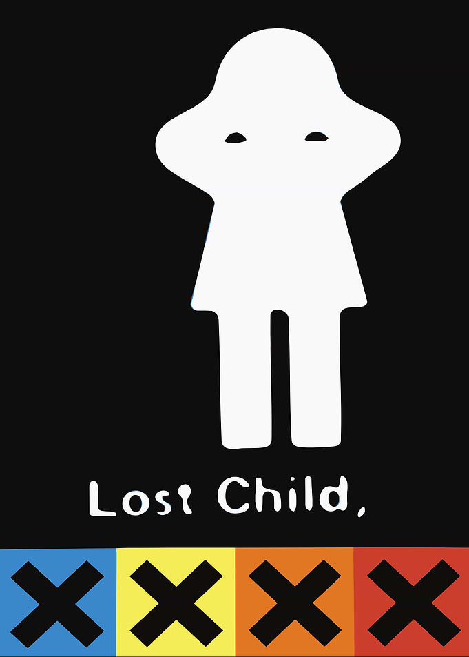 Lost Child Minimalist Art