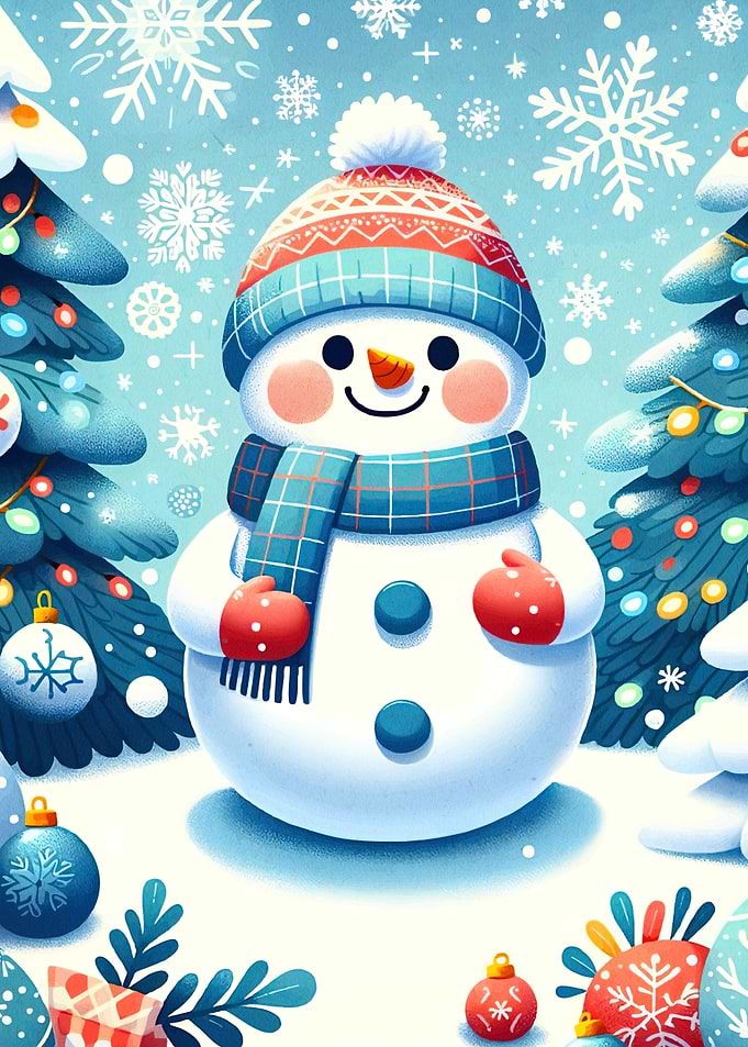 Festive Snowman Christmas