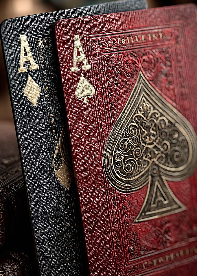 Ace of Spades and Diamonds Cards