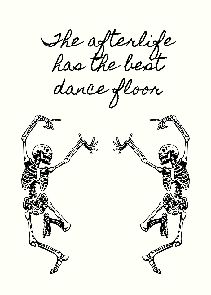 Afterlife Dance Floor Skeletons