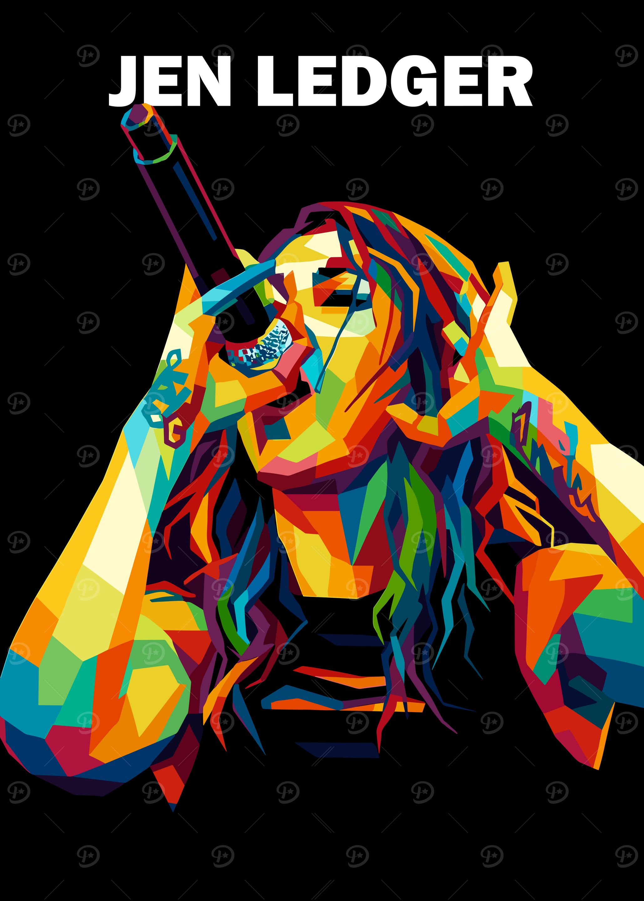 Jen Ledger Pop Art Portrait