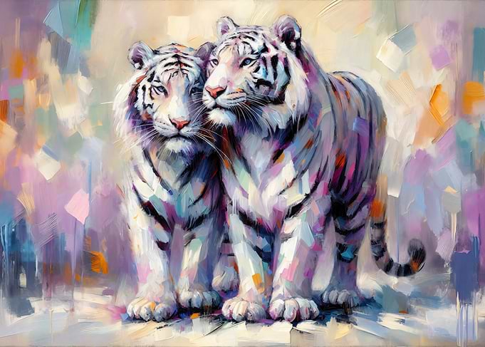 Abstract Tiger Love