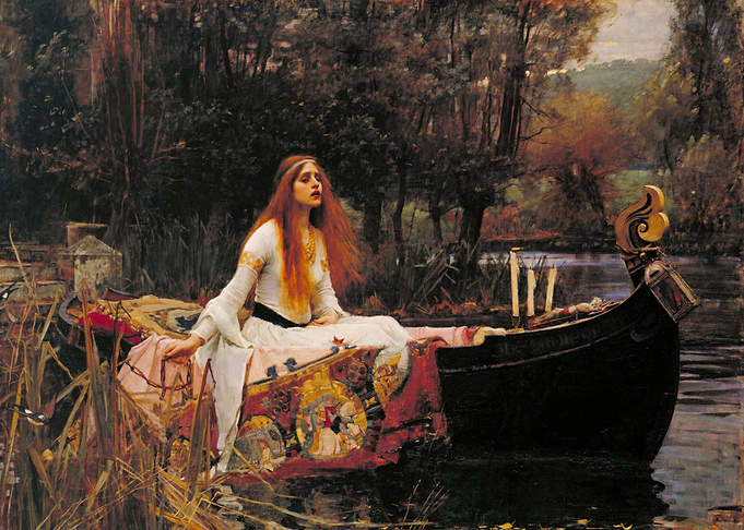 The Lady of Shalott Painting