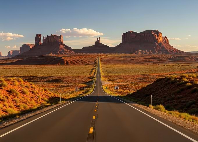 Monument Valley Road Trip Landscape