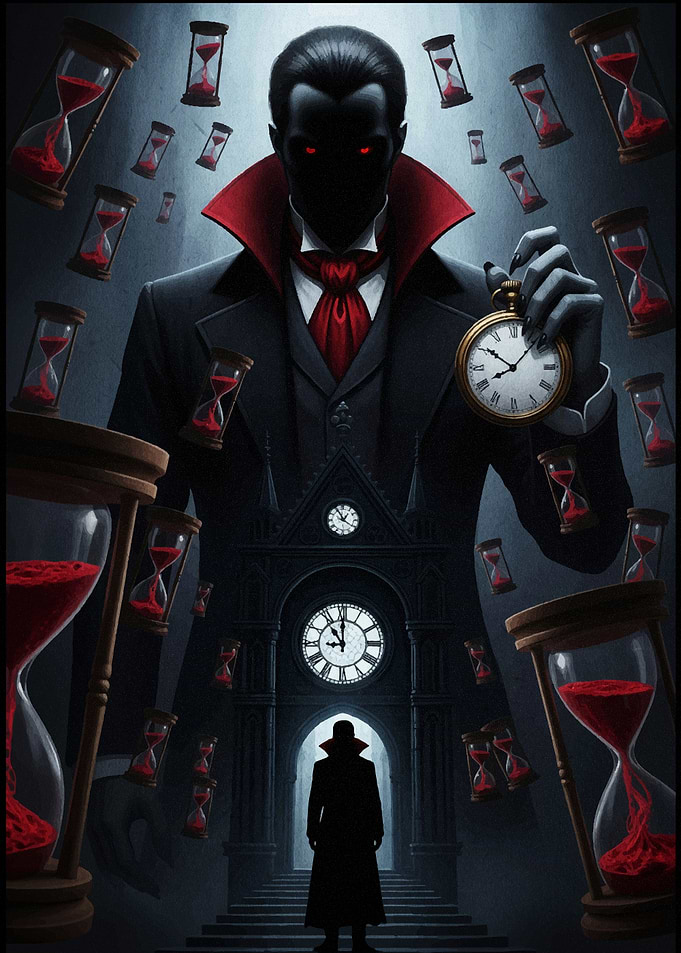 Vampire, Time, and Hourglasses