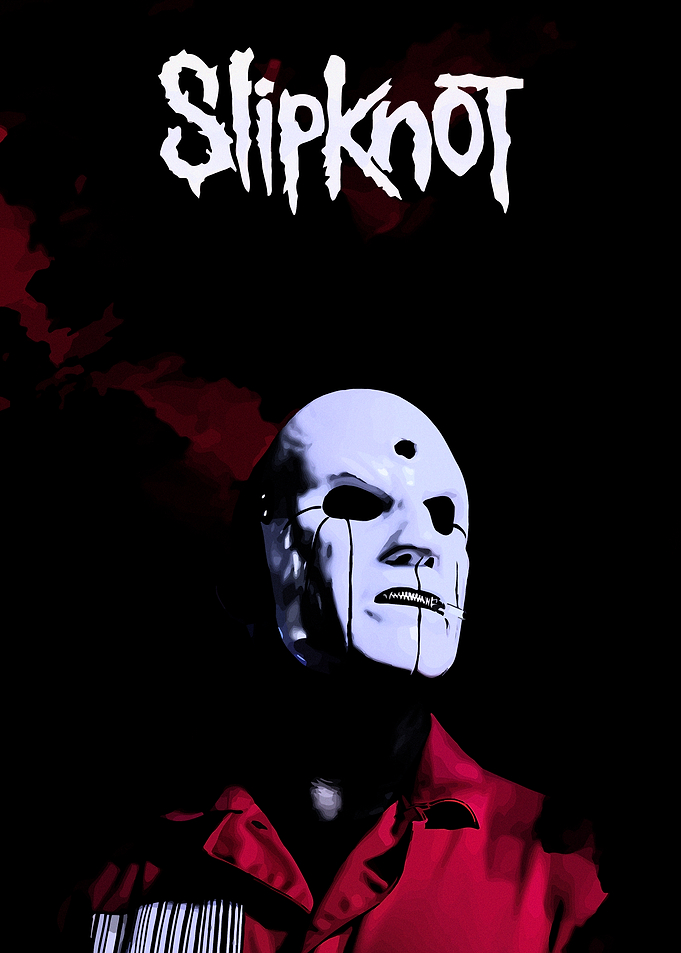 Slipknot band member in mask
