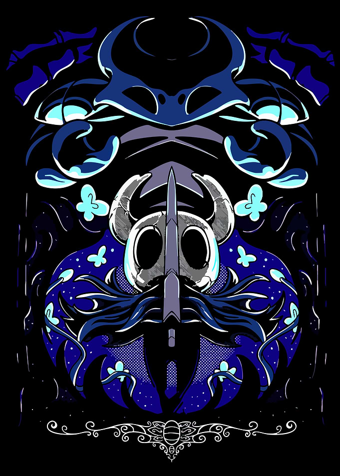 Hollow Knight Character Digital Art