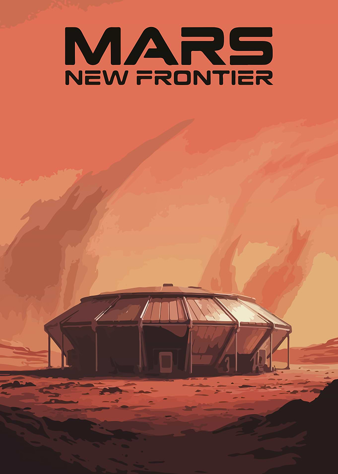 Mars: New Frontier Illustration