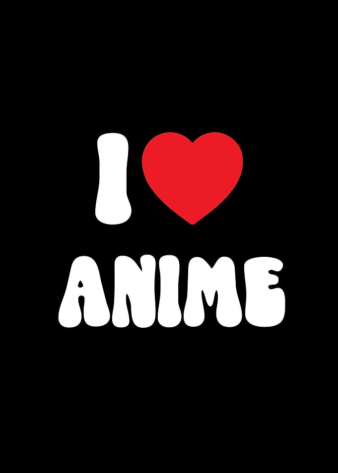 I Love Anime Graphic